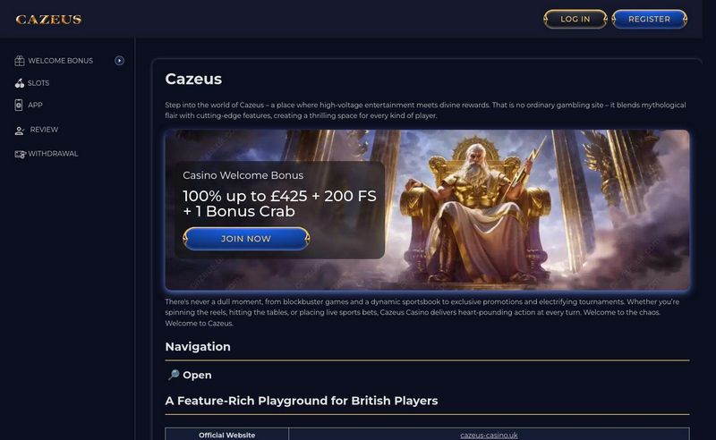Avis sur le casino Cazeus